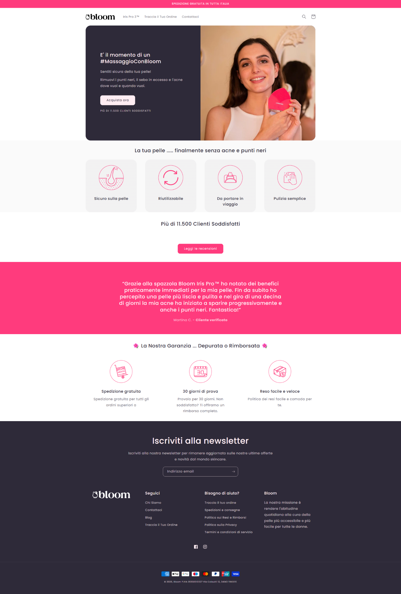Bloom storefront